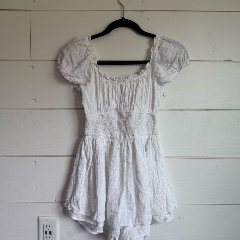 Hollister White Mini Dress